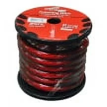 Nippon POWER WIRE AUDIOPIPE 0GA. 25' RED PW025RD