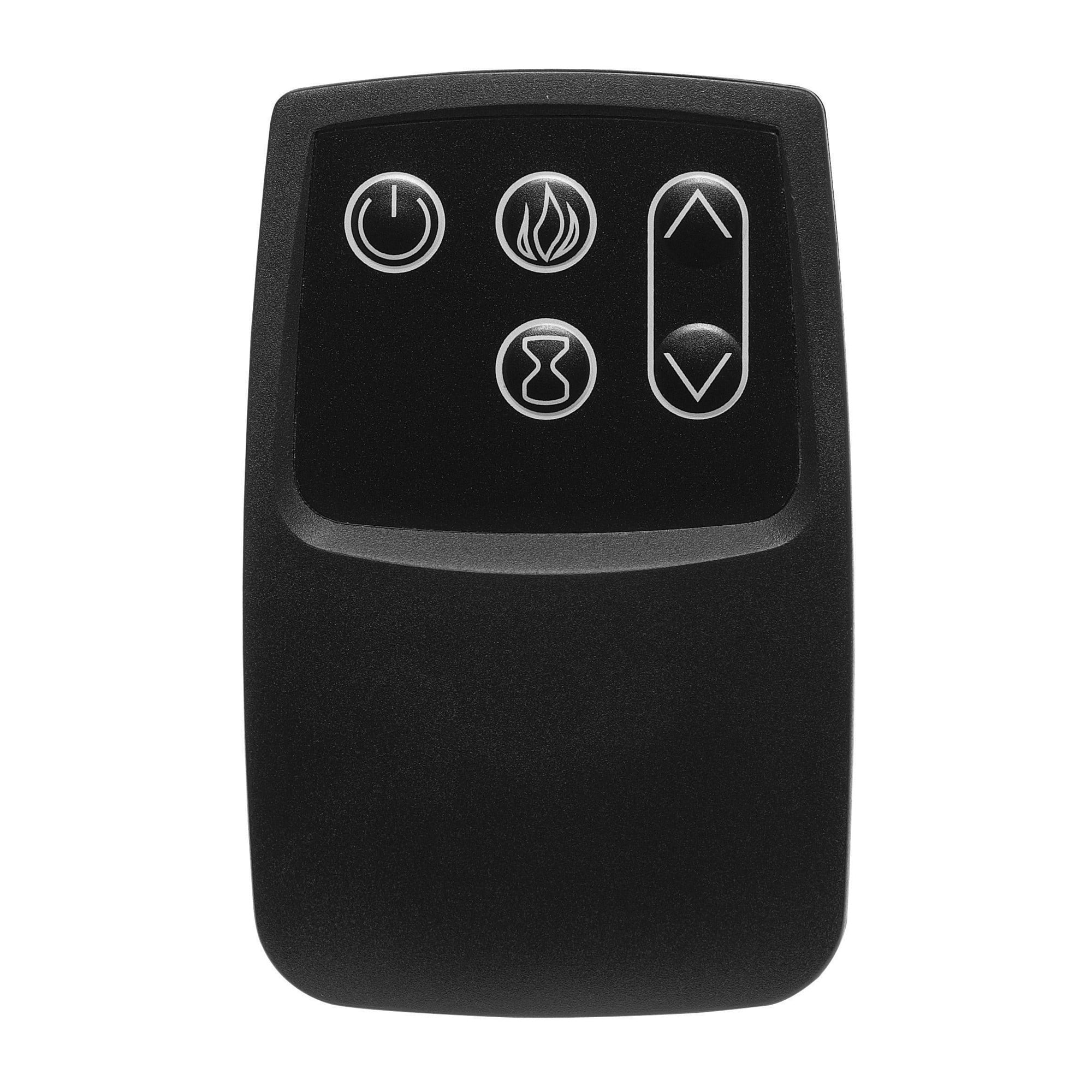 ChimneyFree Rolling Mantel with 3D Infrared Quartz Electric Fireplace, Caramel Birch