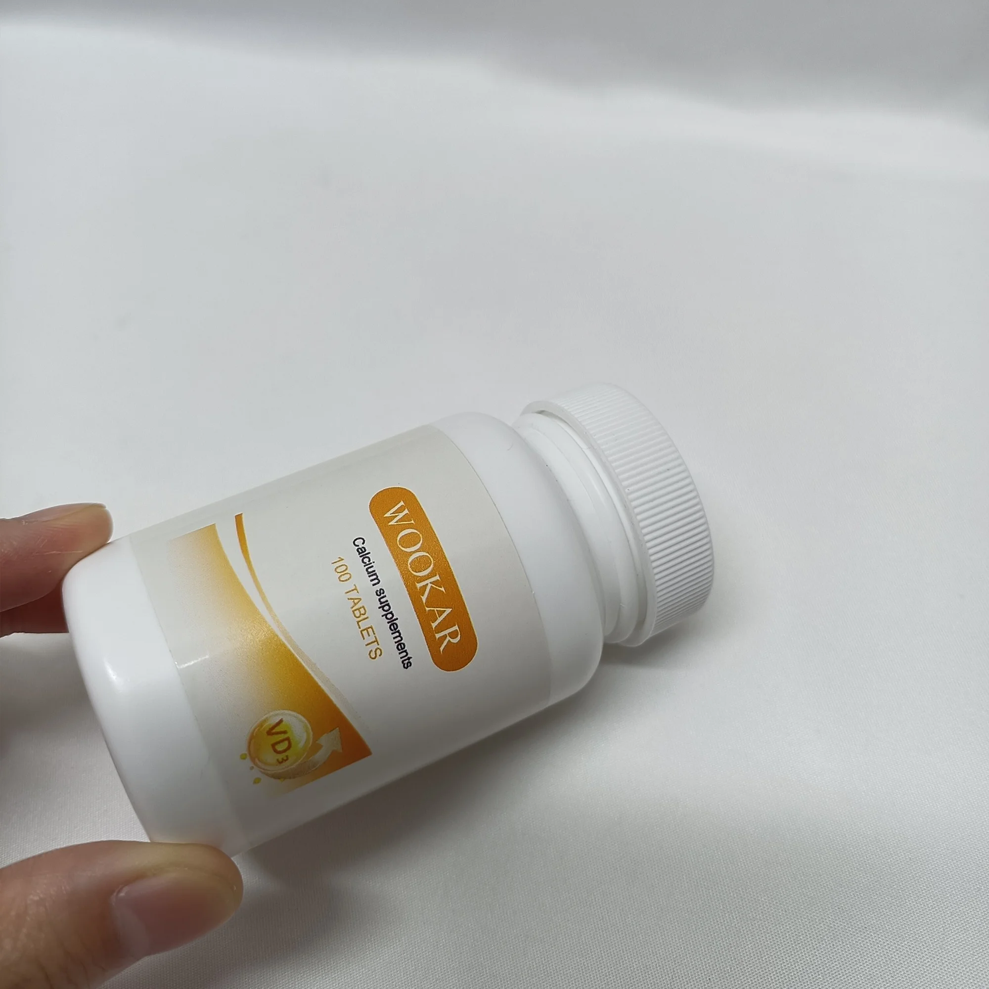 WOOKAR Calcium Supplements - 100 Tablets, White