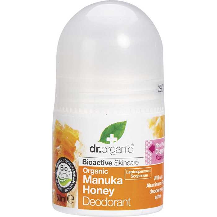 Dr Organic Roll-On Deodorant Manuka Honey 50ml