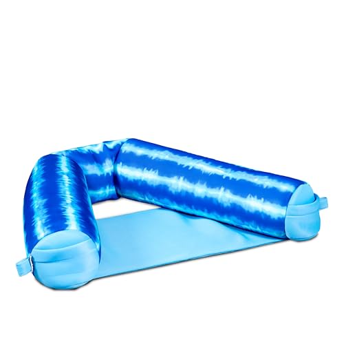 Big Joe Noodle Sling, No Inflation Needed, Pool Float with Armrests, Quick Draining Fabric, Cup Holder