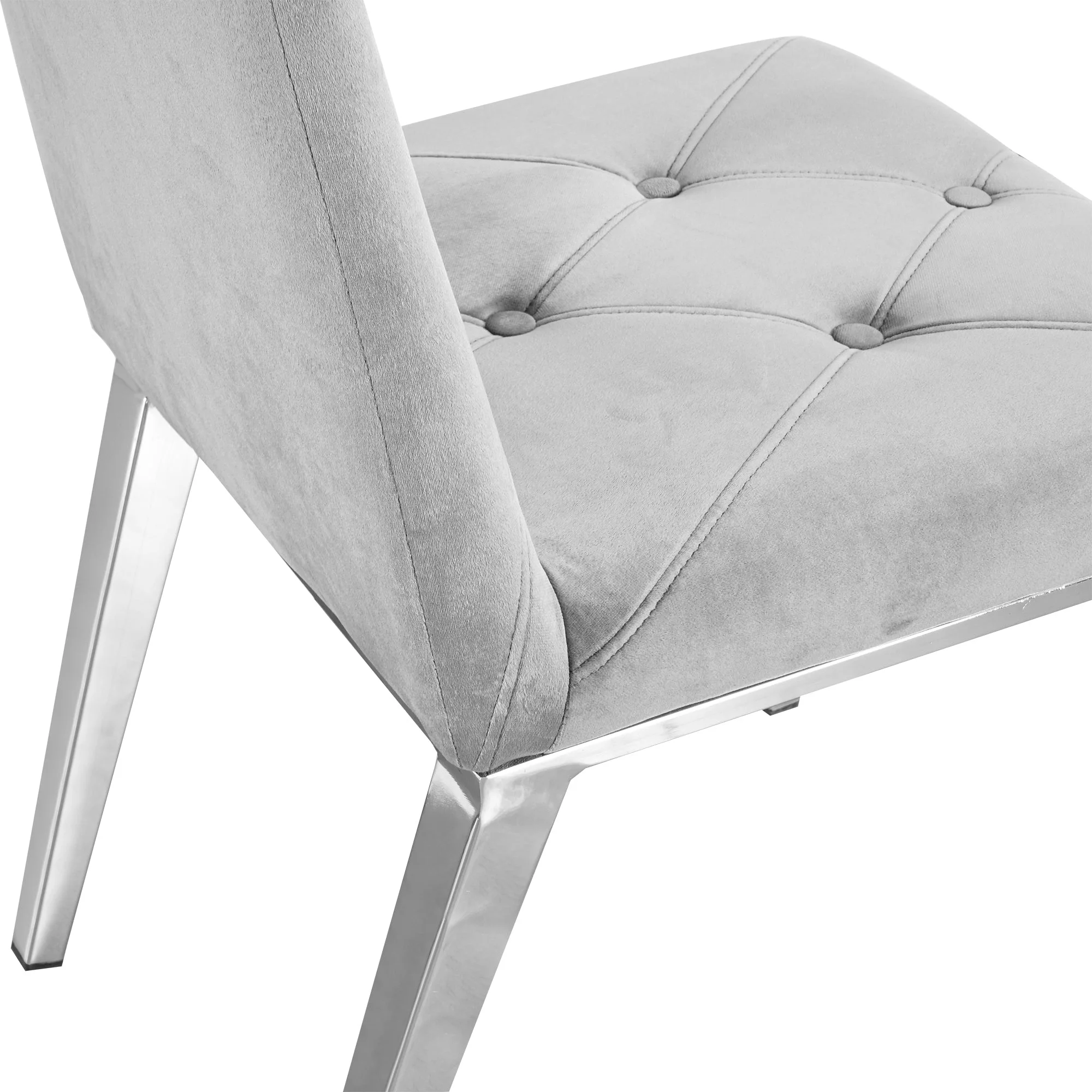 Chrome Luxe Dining Chairs