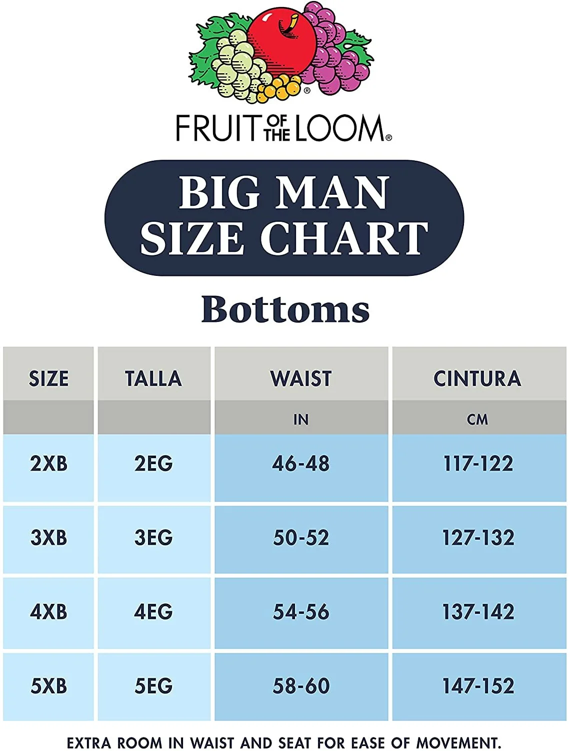 Fruit of the Loom Big Men's Micro-Stretch Boxer Briefs, 5 Pack