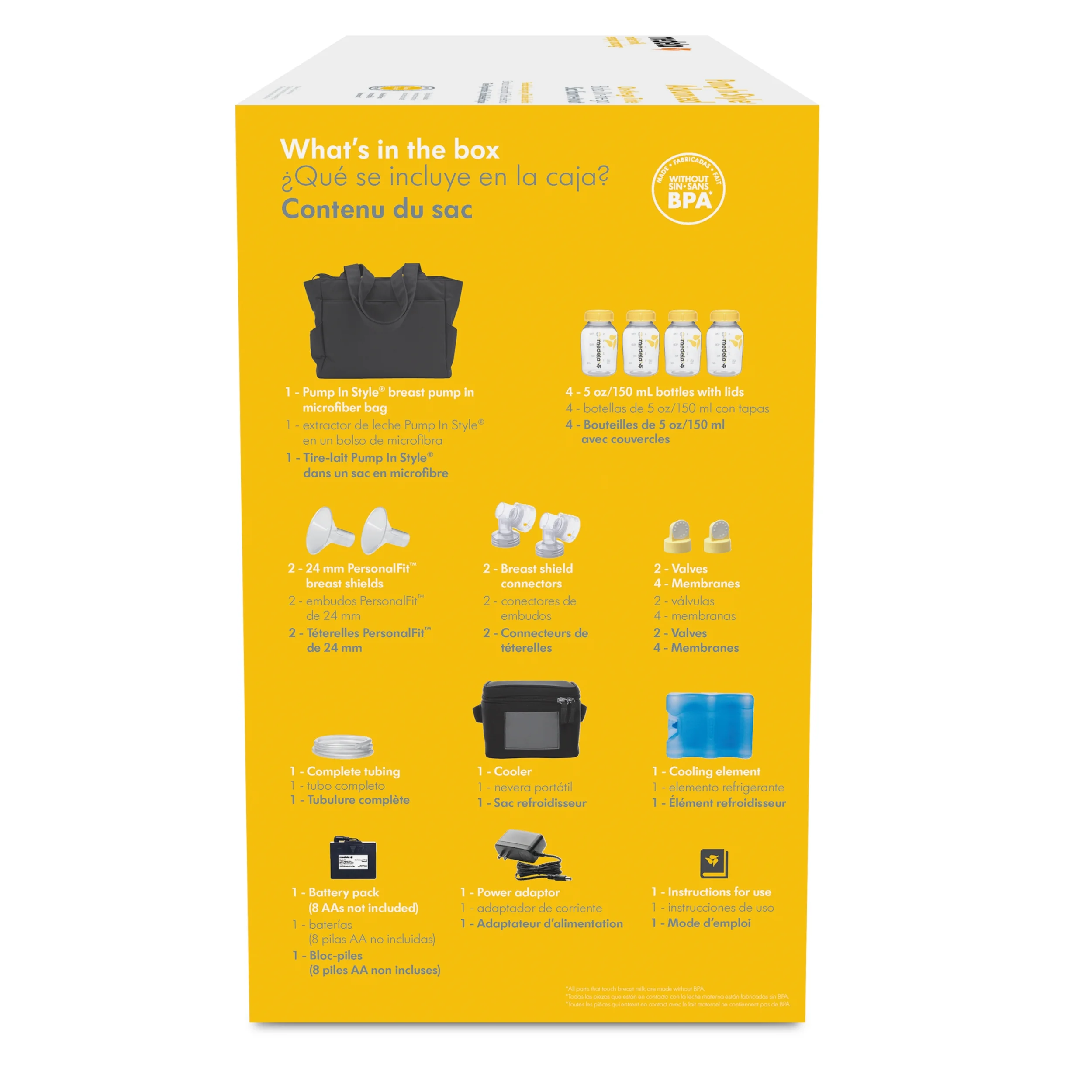 Medela Pump In Style Advanced Breast Pump with On-the-go Tote with International Adapter