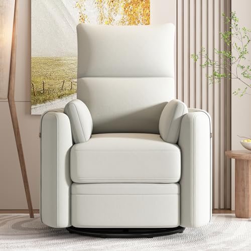 Massage Recliner,Power Lift Chair for Elderly with Adjustable Massage and Heating Function,Recliner Chair with Infinite Position and Side Pocket for Living Room,Beige
