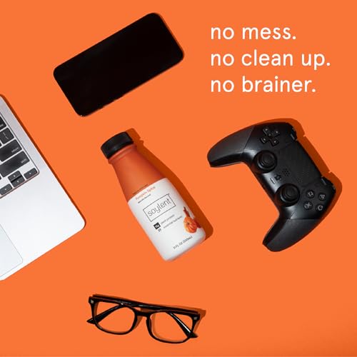 Soylent Complete Meal Replacement Shake, Gingerbread, 16g Complete Protein, Ready-to-Drink Plant Based Protein Drink, 1g Sugar, 11oz (12 Pack)