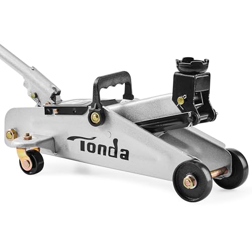 TONDA Floor Jack, Hydraulic Portable Car Lift Jack, 1.5 Ton (3,000 lb) Capacity (Blue)