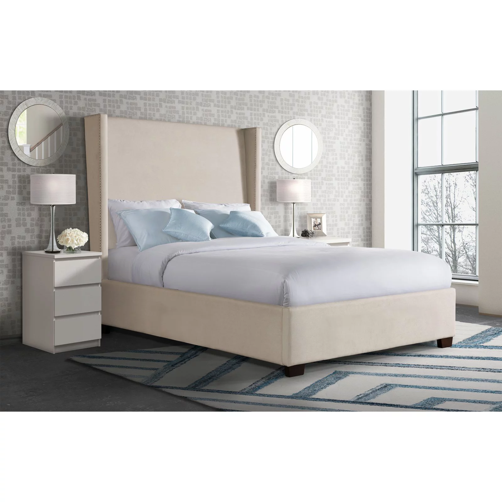 Picket House Furnishings Fiona Queen Upholstered Bed
