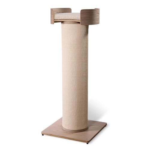 ONE FAST CAT - Giant Scratching Tower w/Perch - 44.5