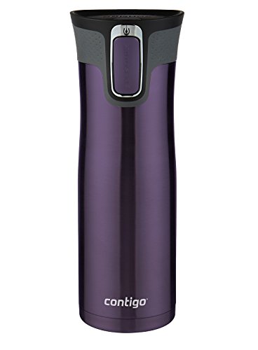 Contigo AUTOSEAL West Loop Vacuum-Insulated Stainless Steel Travel Mug with Easy-Clean Lid 20 oz Sake