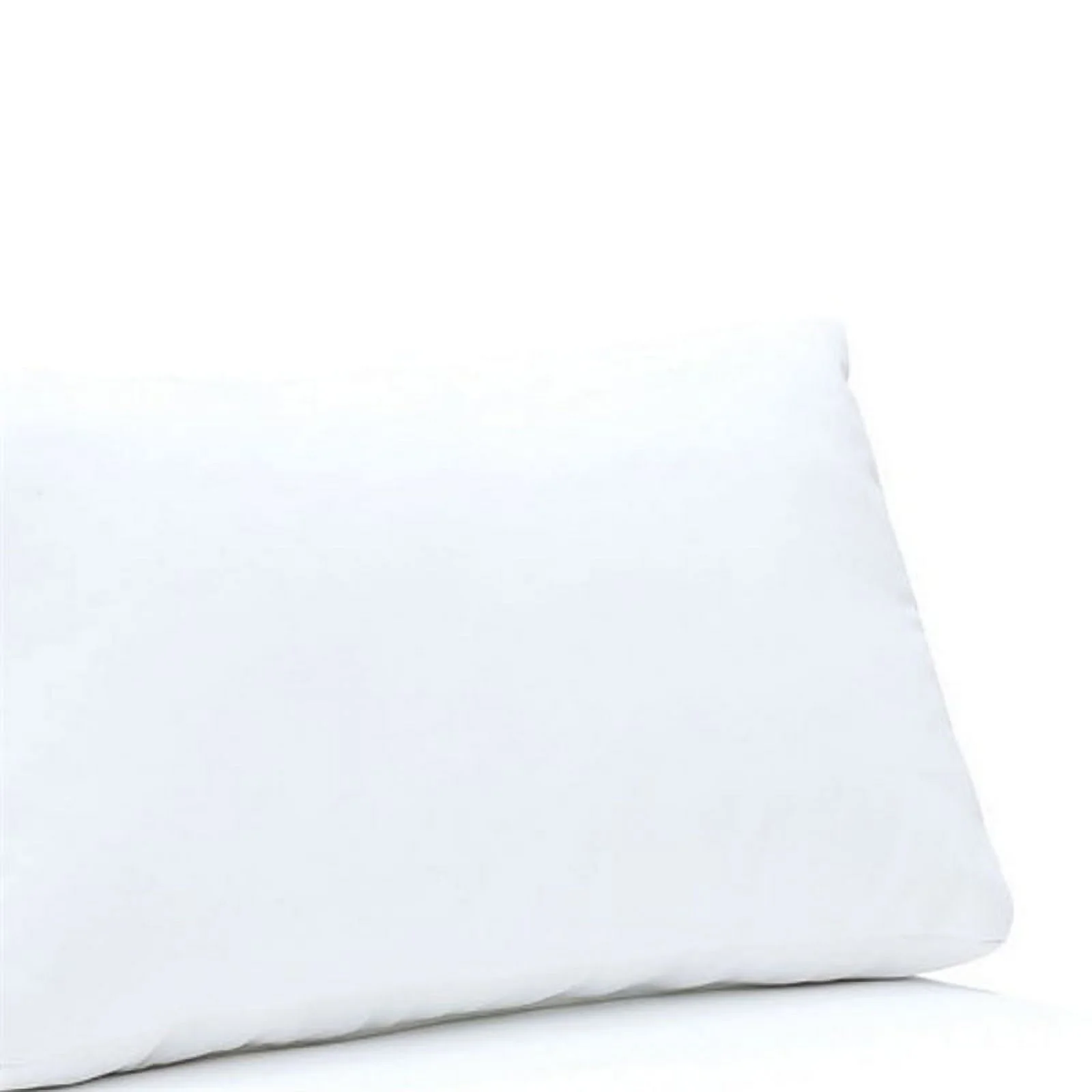 Benzara Aluminum Framed Wicker Armless Chair with Fabric Upholstered Padded Seat, White