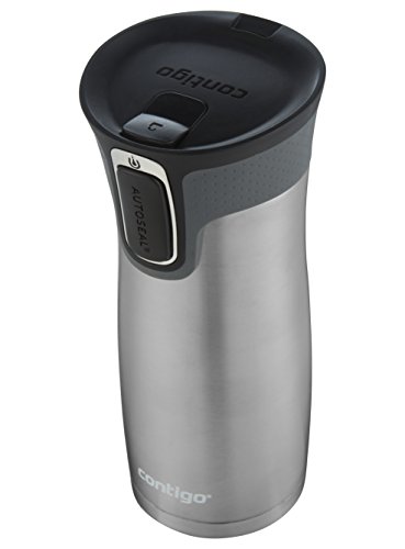 Contigo AUTOSEAL West Loop Vacuum-Insulated Stainless Steel Travel Mug with Easy-Clean Lid 20 oz Sake