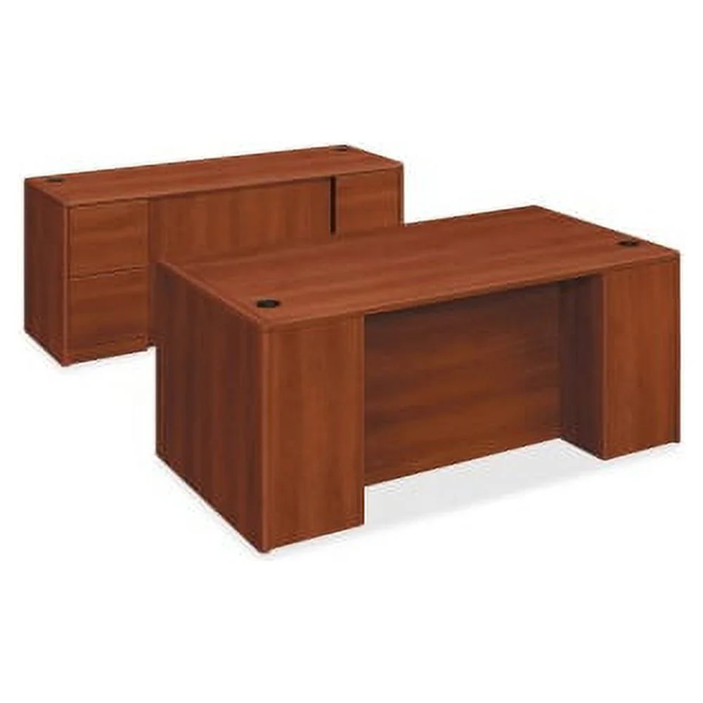 HON - H10787R.COGNCOGN - 10700 Single Pedestal Desk, Full Right Pedestal, 72w x 36d x 29 1/2h, Cognac