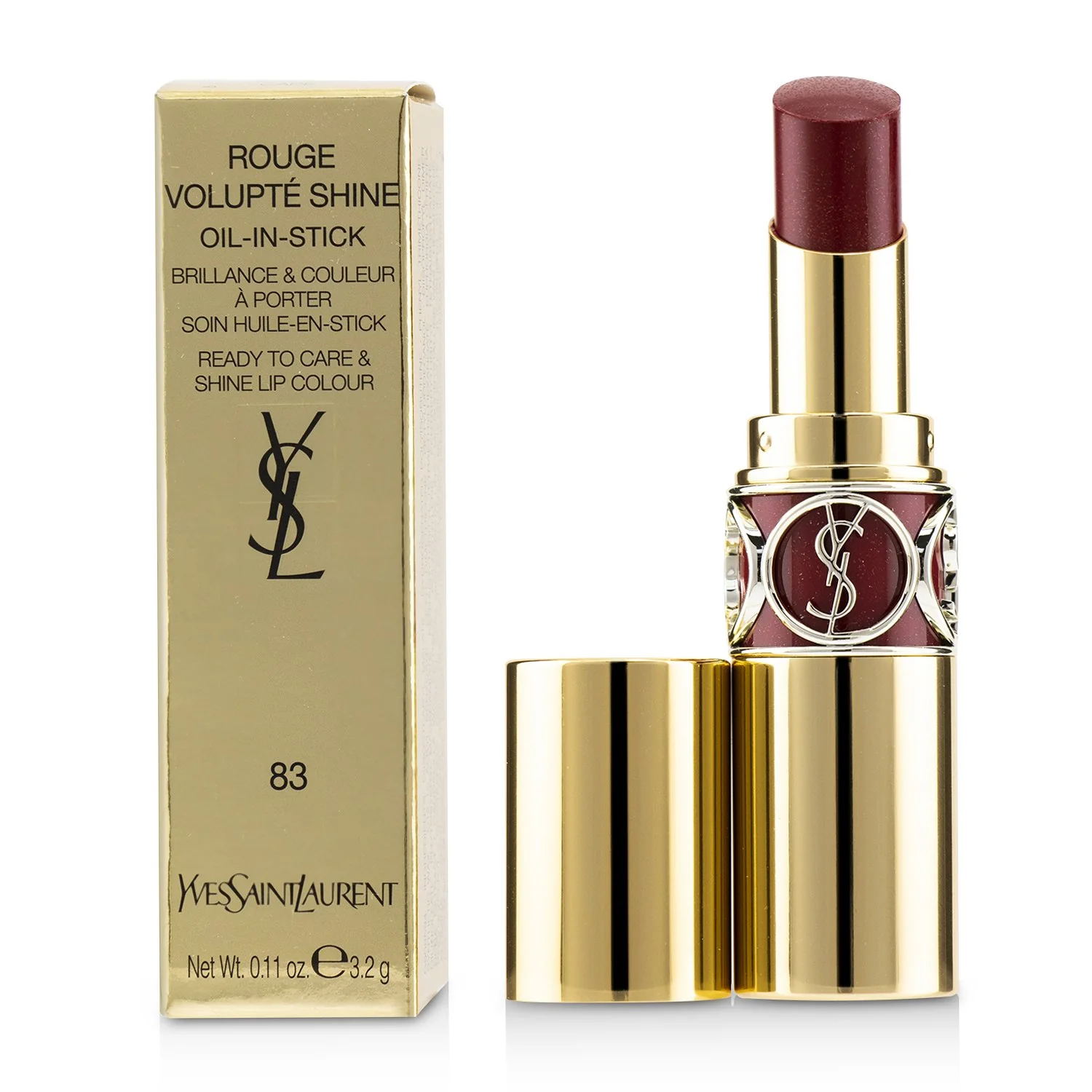 Yves Saint Laurent Rouge Volupte Shine - # 130 Burnt Suede  3.2g/0.11oz