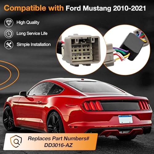 HQPASFY Sequential Tail Light Relay Module Kit 1 Pair - Compatible with Ford Mustang 2010-2021- Replaces# DD3016