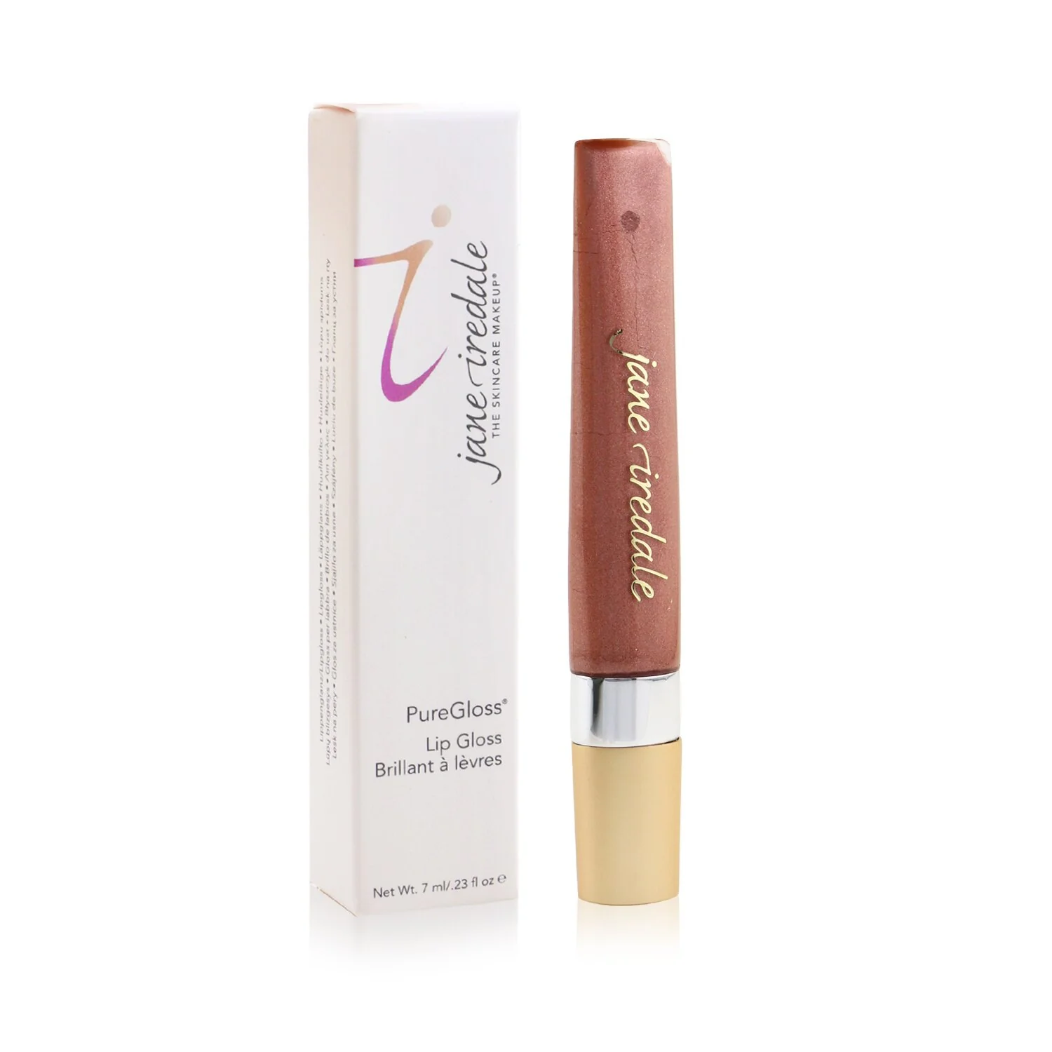 Jane Iredale PureGloss Lip Gloss (New Packaging) - Soft Peach  7ml/0.23oz