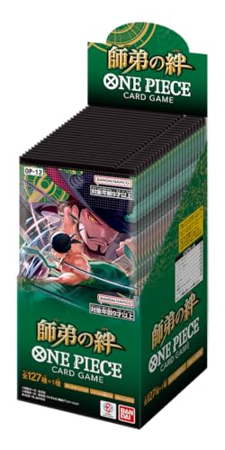 BANDAI ONE Piece Card Game Master and Student Bonds (OP-12) Booster Box (Japanese) - 24 Packs