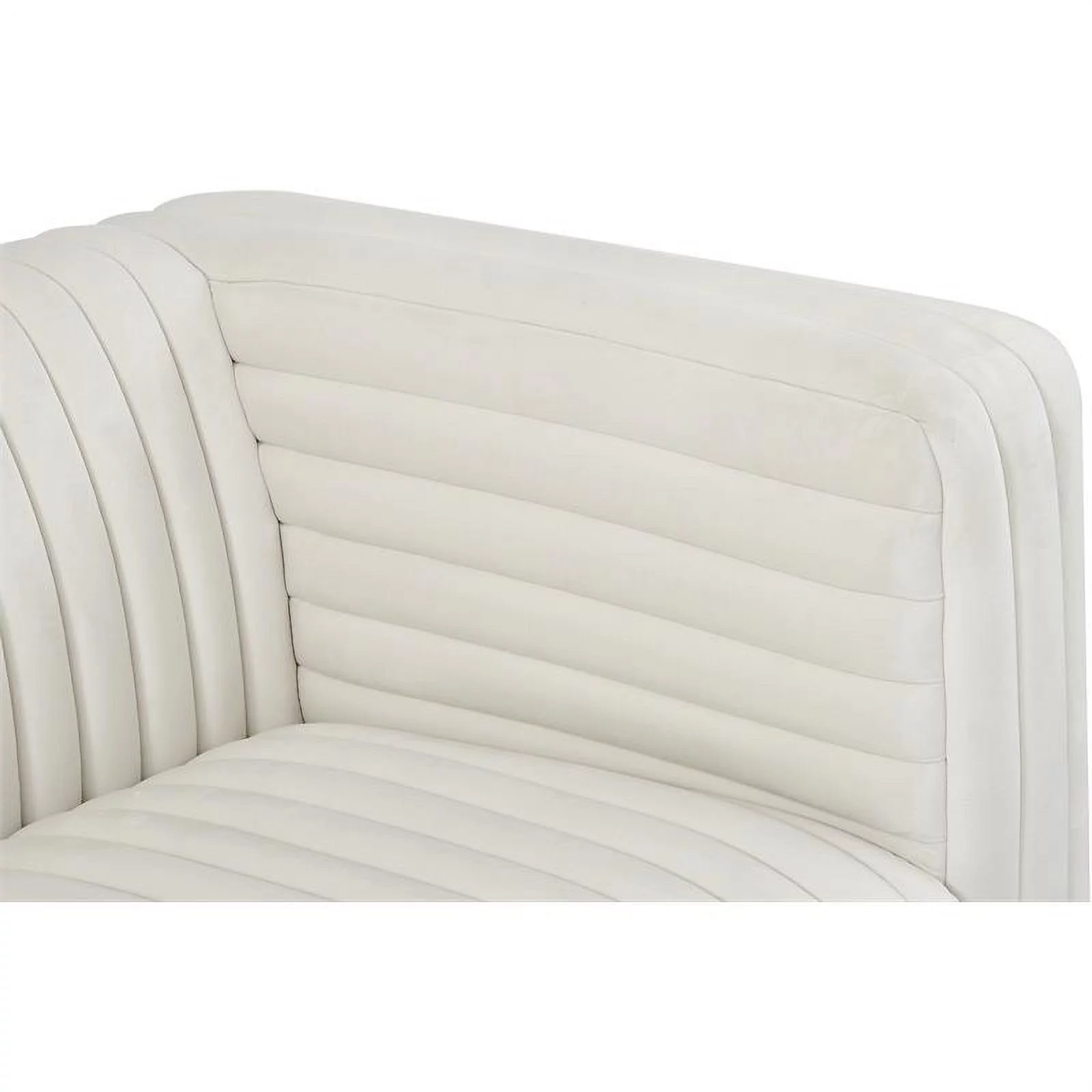 Meridian Furniture Ravish Cream Velvet Loveseat