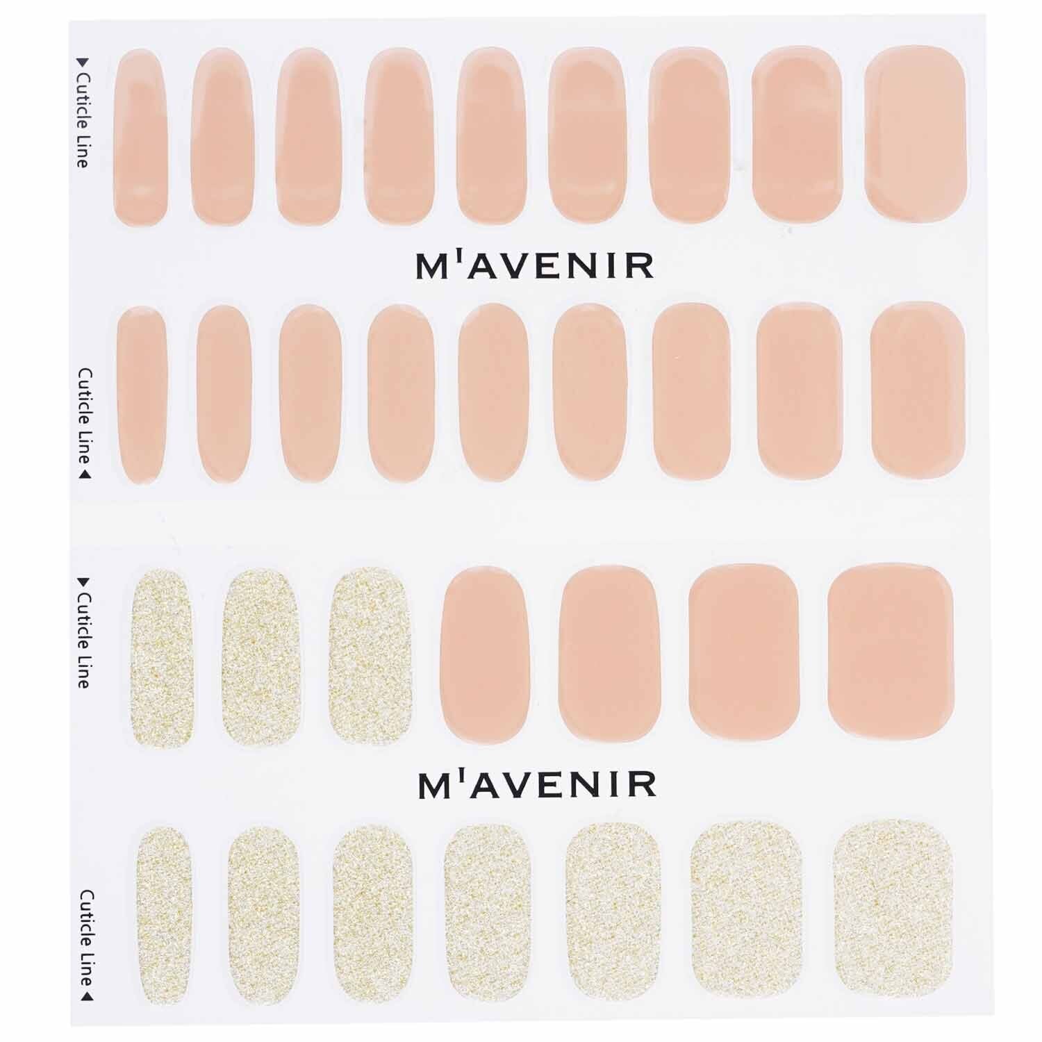 Mavenir Nail Sticker (Pink) - # Glass Soft Pink Nail  32pcs