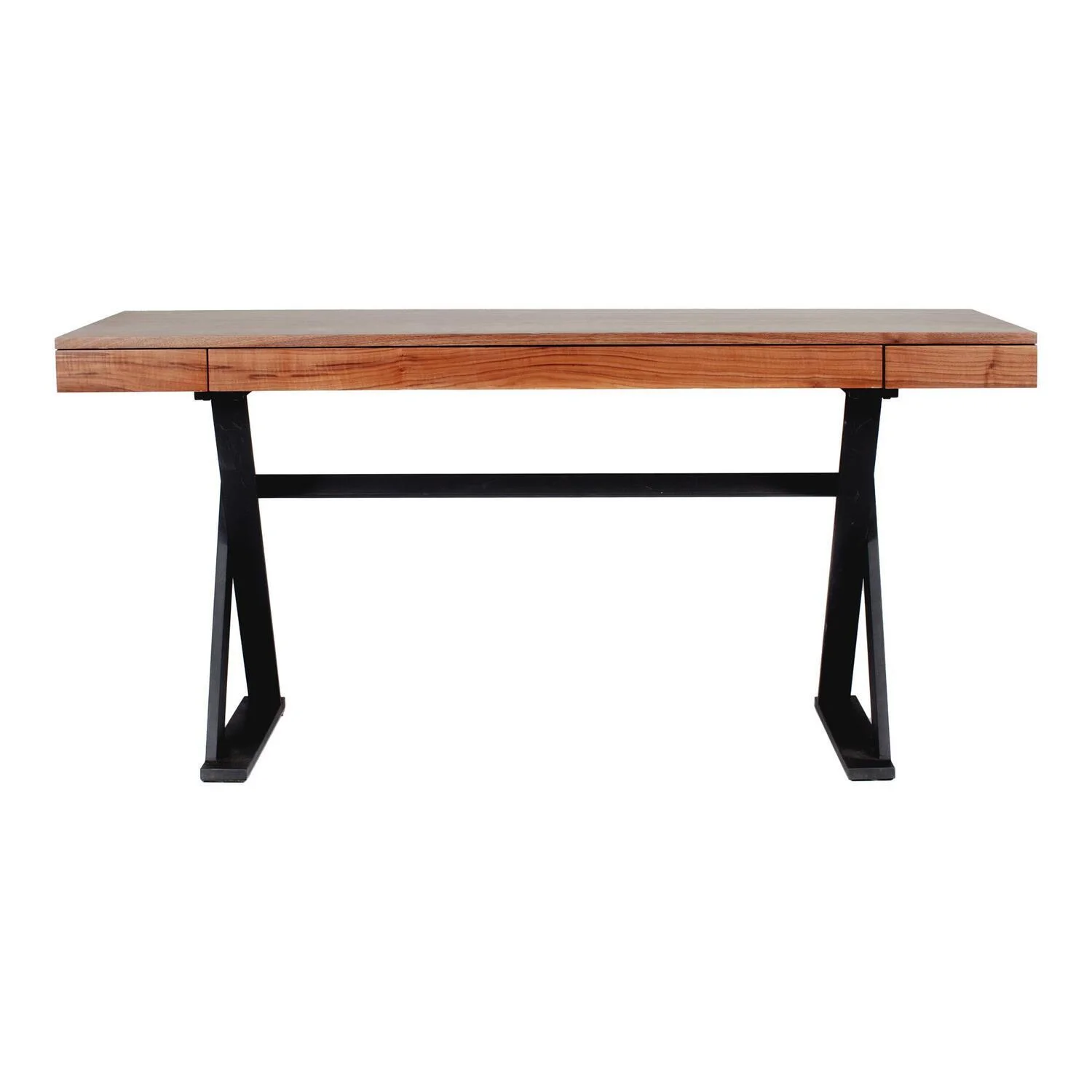 Reale Desk Walnut Wood Brown