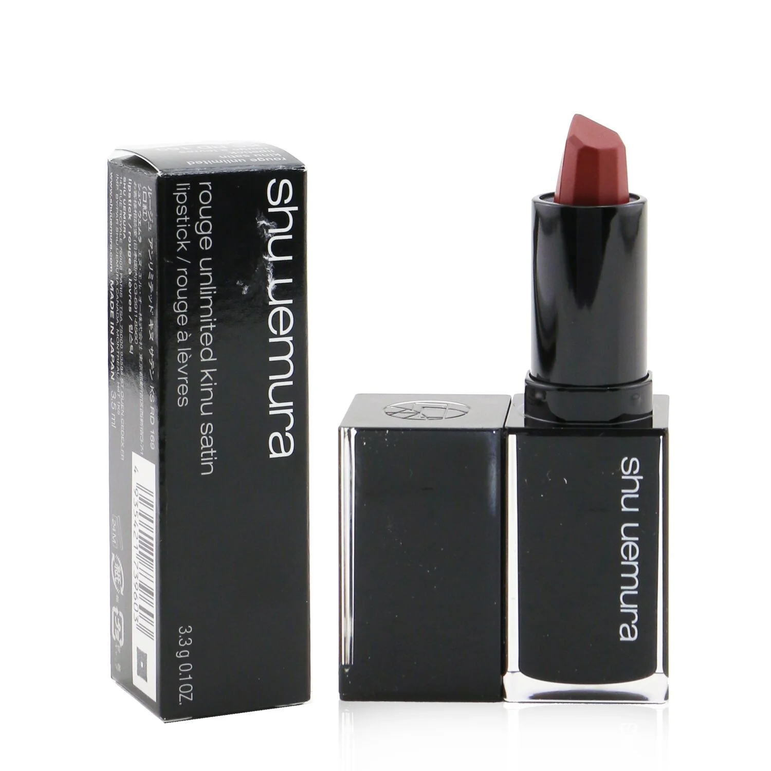 Shu Uemura Rouge Unlimited Kinu Satin Lipstick - # KS RD 188  3.3g/0.1oz