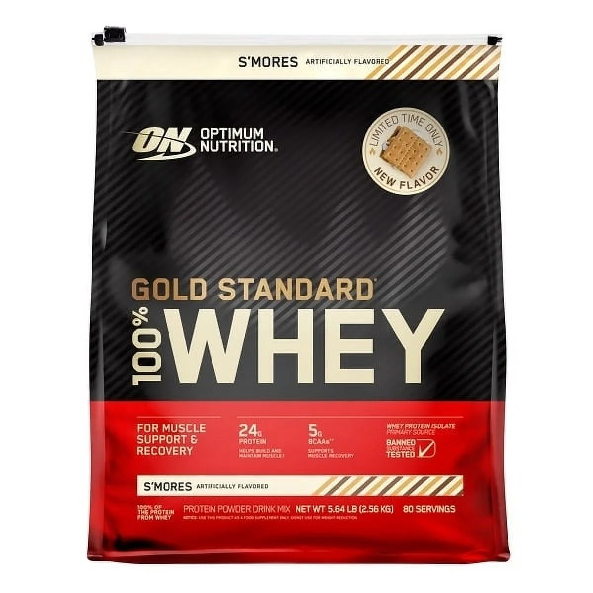 Optimum Nutrition Gold Standard 100% Whey Protein Smores 80 Servings