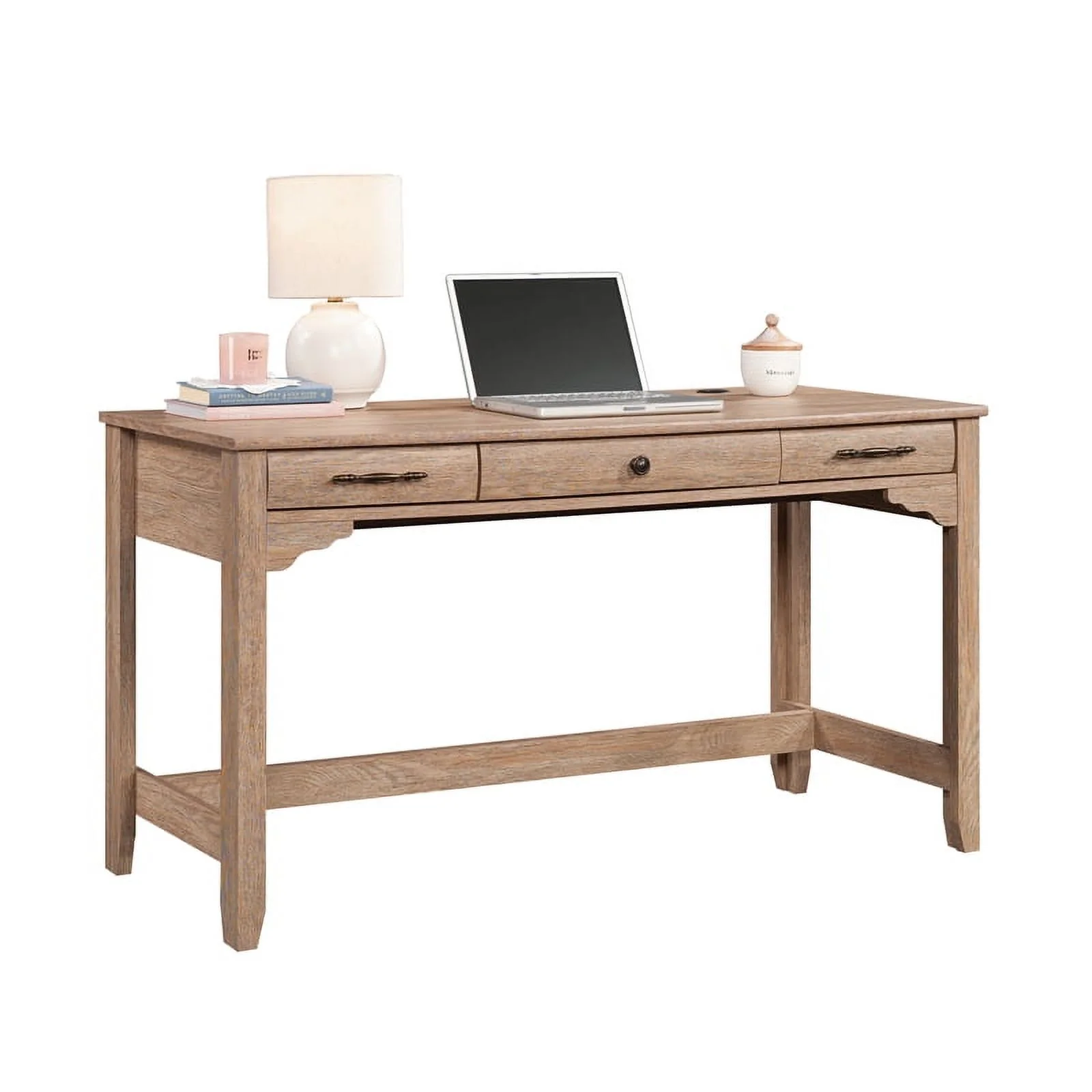 UrbanPro Modern Engineered Wood Writing Desk in Brushed Oak Finish