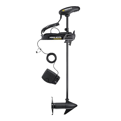 Minn Kota Pontoon Bow-Mount Electric Trolling Motor with PowerDrive Foot Pedal, 55 Lb. Thrust, 48 in. Shaft, Freshwater