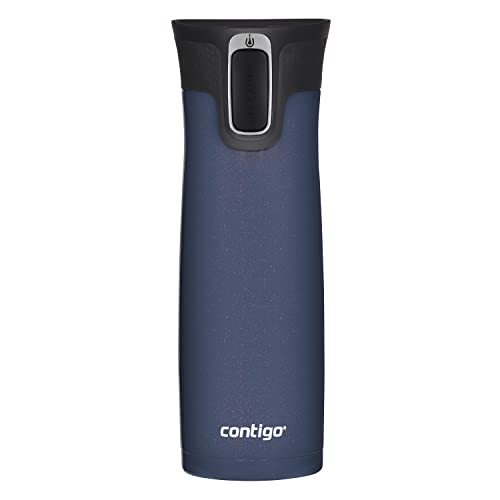 Contigo AUTOSEAL West Loop Vacuum-Insulated Stainless Steel Travel Mug with Easy-Clean Lid 20 oz Sake