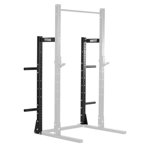 Titan Fitness X-3 Series Half Rack Conversion Kit for X-3 Series Tall or Short Squat Stand, 1,000 LB Capacity
