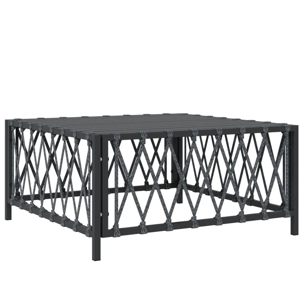 Anself 5 Piece Patio Set with Cushions Anthracite Steel