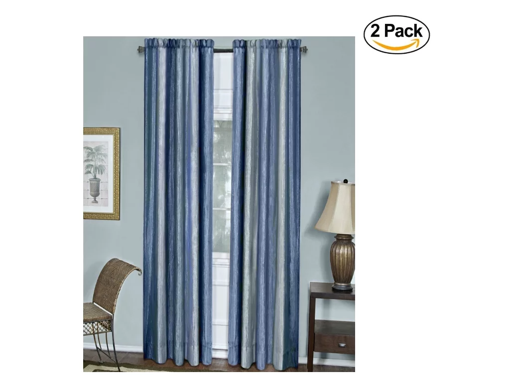 Achim Home Furnishings Ombre Window Curtain Panel, 50 by 63