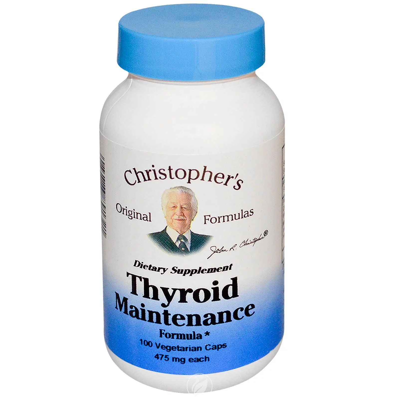 Thyroid Maintenance 100 Vegicaps by Dr. Christophers Formulas, Pack of 2