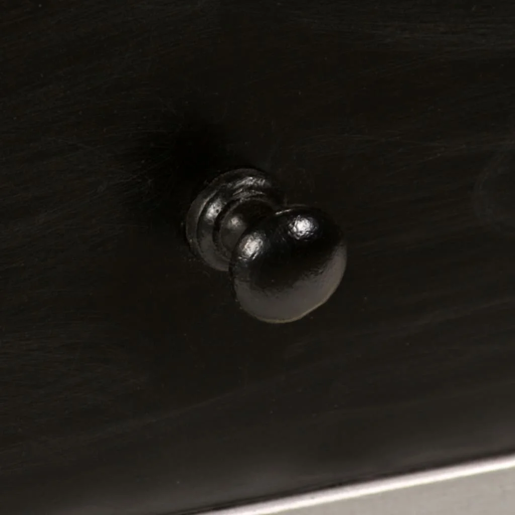 TV Stand Solid Wood Mango and Steel 47.2