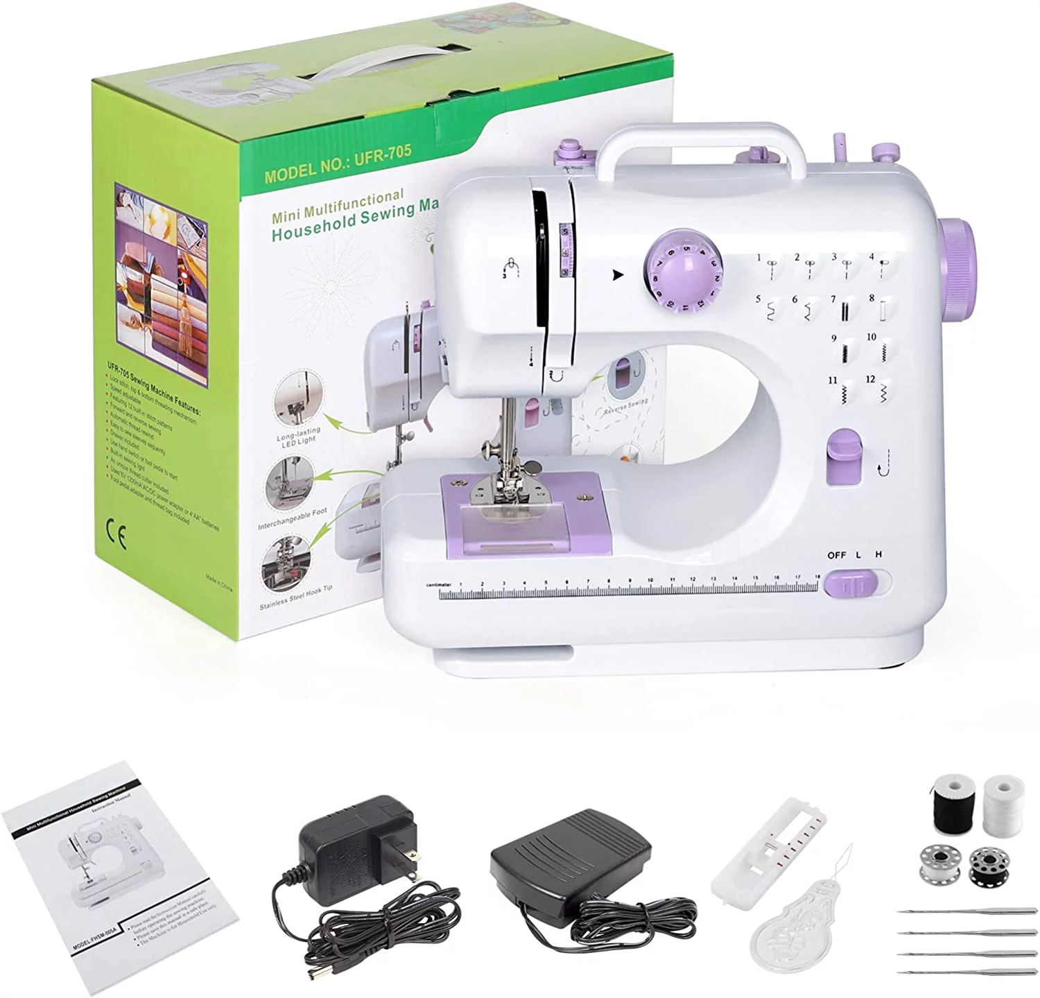 Oumilen Ufr-505 Portable Sewing Machine