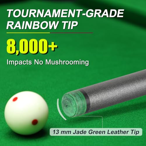 Fiberglass Graphite Composite Billiard Pool Cue Sticks 18oz 19oz 20oz 21oz 58inch