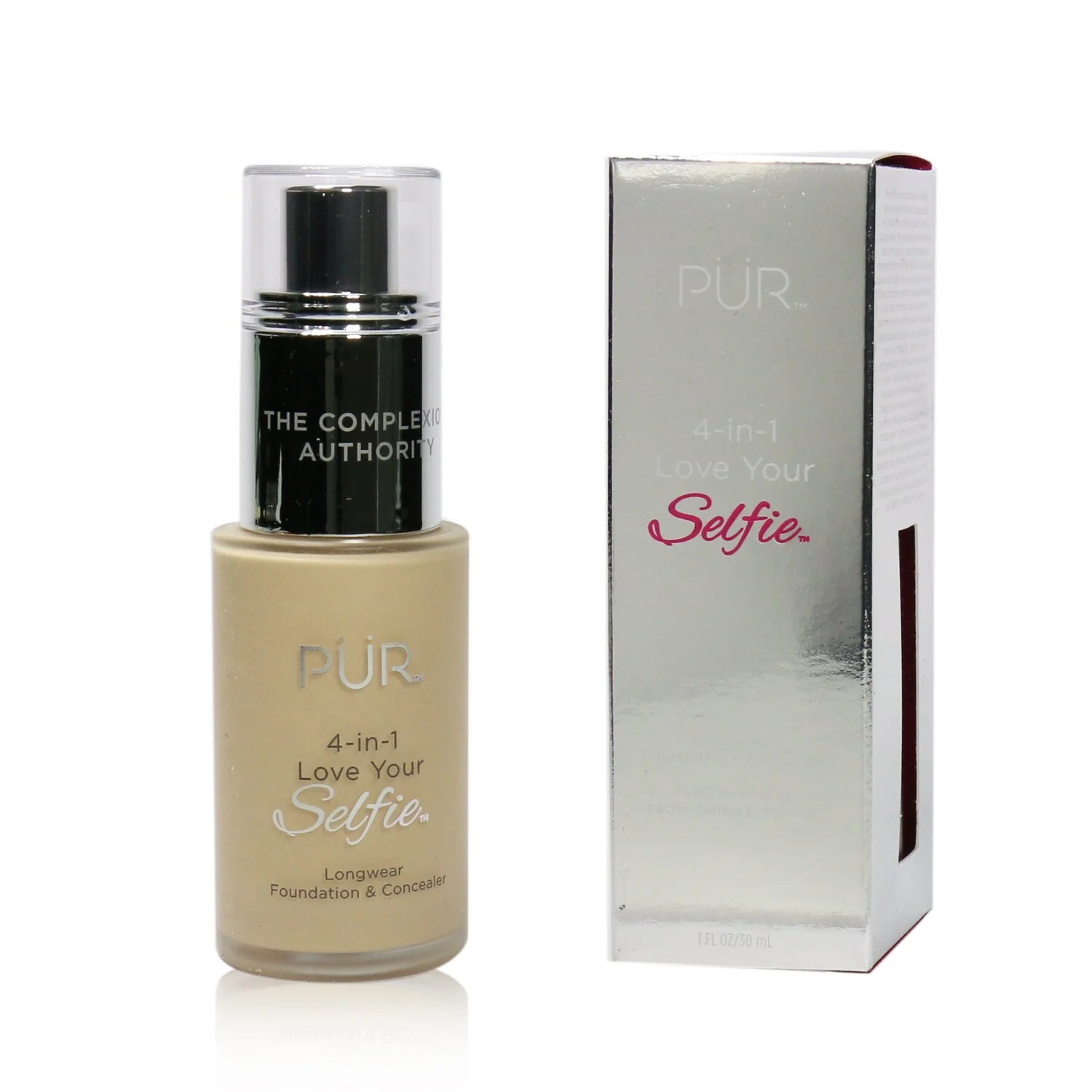 PUR (PurMinerals) 4 in 1 Love Your Selfie Longwear Foundation & Concealer - #TP2 Warm Nude (Light Tan Skin With Pink Undertones)  30ml/1oz