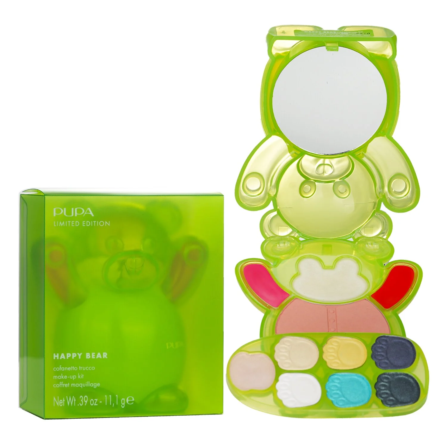 Pupa Happy Bear Make Up Kit Limited Edition - # 003 Red  11.1g/0.39oz