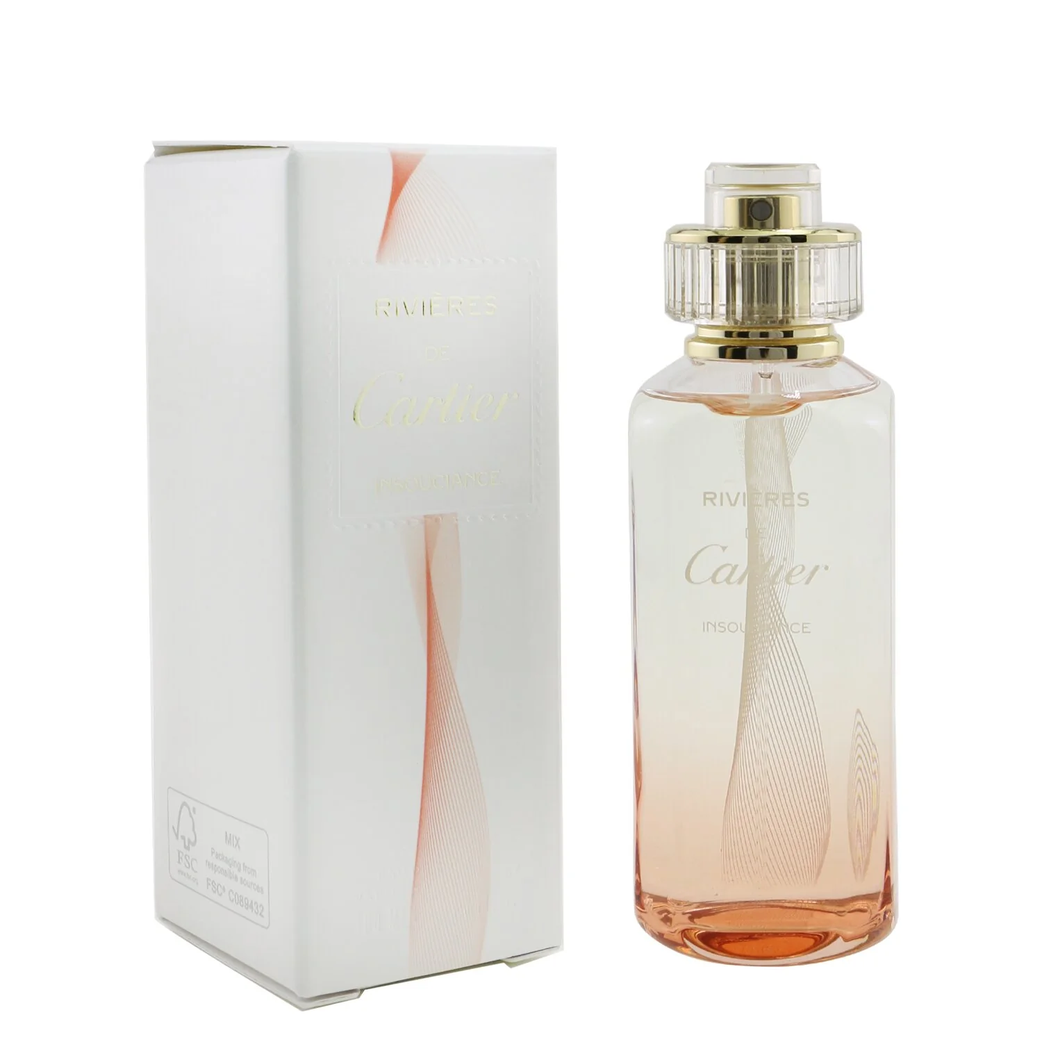 Cartier Rivieres Insouciance Eau De Toilette Spray  100ml/3.3oz