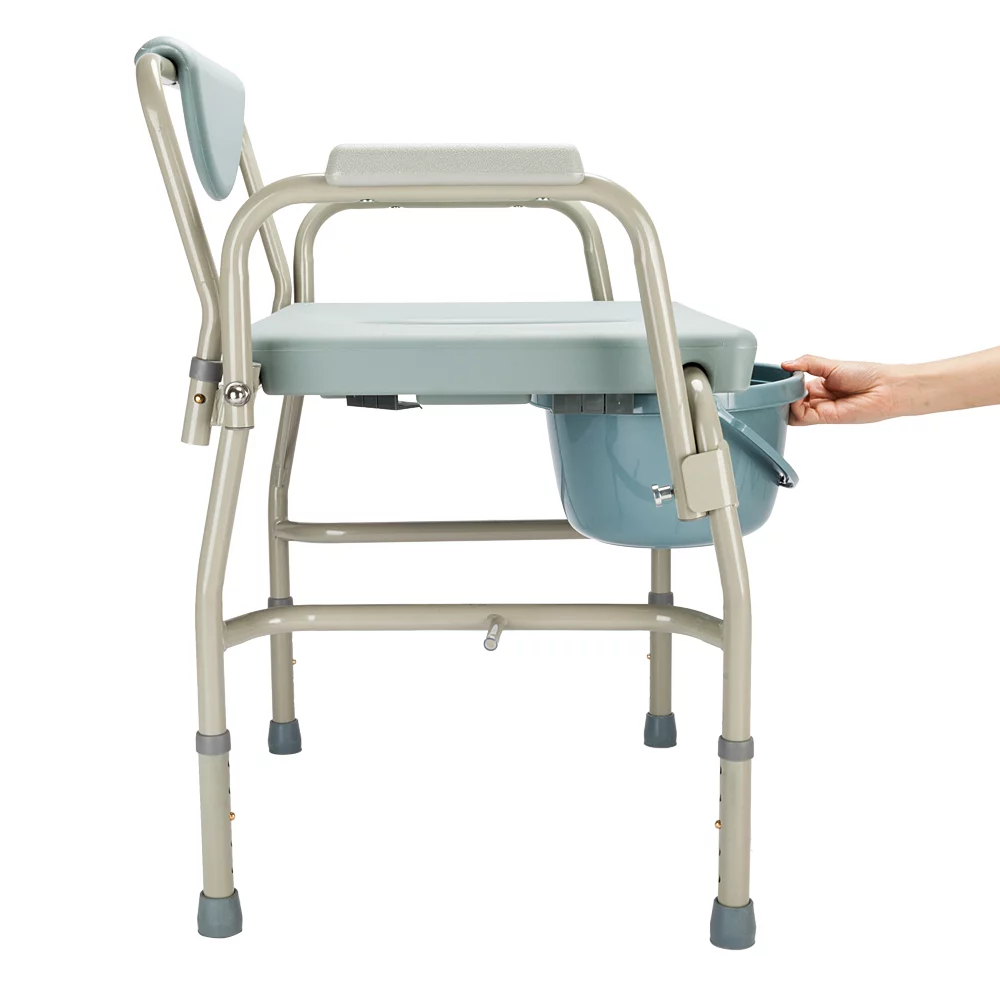 BMTBUY Medical Bariatric Drop-Arm Commode