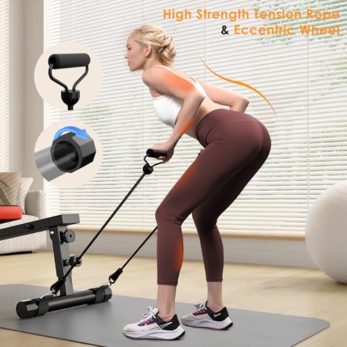 SogesGame Rowing Machine, Rower Machine with 12 Levels of Resistance for Complete Body Workouts, Low-Impact, Indoor Exercise Rower Machine with Digital Monitor, Home Gym Equipment