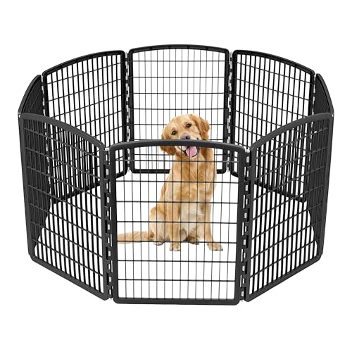 IRIS USA Dog Playpen, 8-Panel 34