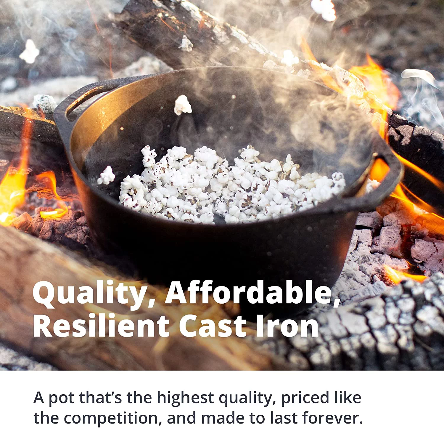 Greater Goods Cast Iron Skillets, Pans, and Dutch Ovens (Dutch Oven)