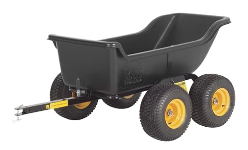 Polar TA1500 Tandem Axle Utility Trailer – 22 Cu. Ft. ATV/UTV Hauling Trailer with 1500 lb. Capacity – Rugged Rubber Wide Track Tires – Model 8262