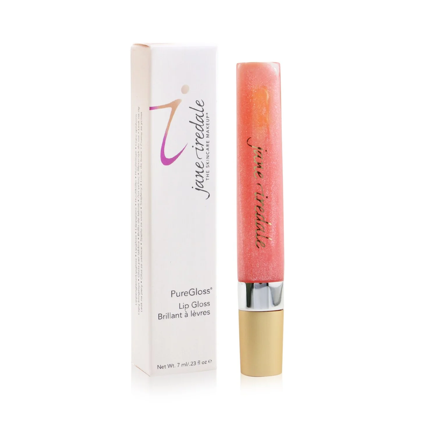 Jane Iredale PureGloss Lip Gloss (New Packaging) - Soft Peach  7ml/0.23oz