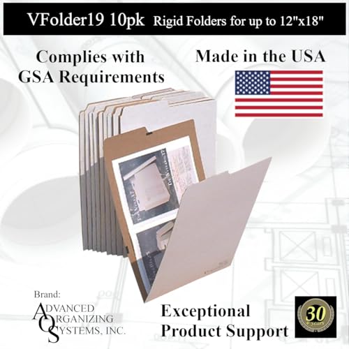 The VFile37/VFolder37 Vertical Flat Storage for Easy Efficient Access of Documents up to 24”x36”. (Includes 8 VFolder37’s)