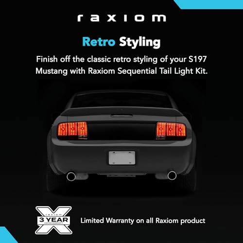 Raxiom Tail Light Sequencer Harness Kit with Tuning Plug and Play Wire Fits Mustang 1996-2004 Excluding 1999-2001 Cobra