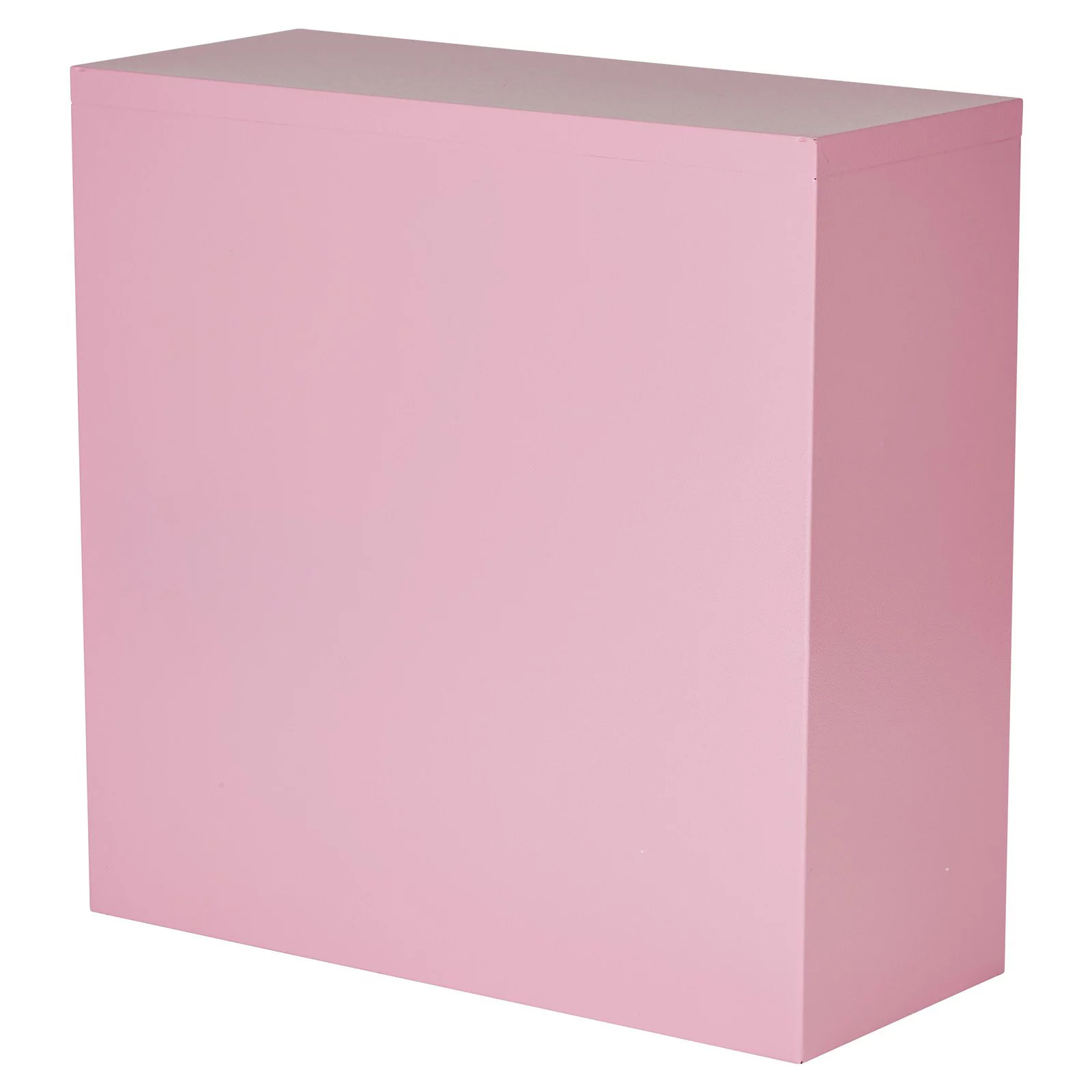 OSP Home Furnishings Metal Bookcase in Pink Finish