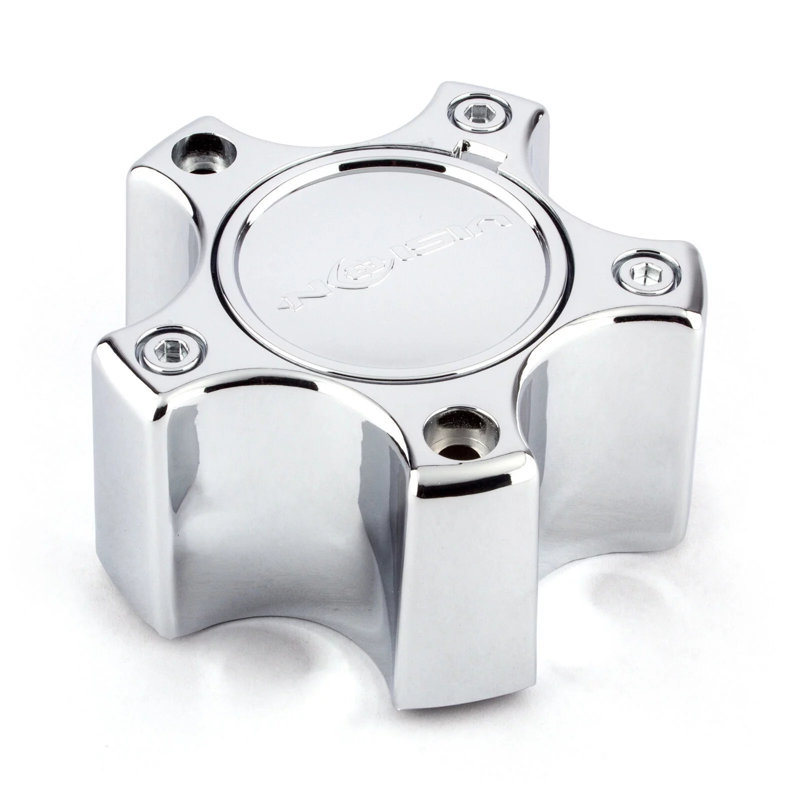 Vision Wheel Warrior 375 Center Cap C375-5C65DOC Chrome Bolt On 5x4.5 5x5 5 Lug