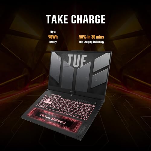 ASUS-TUF Gaming-Laptop RTX 4070 - i7-13620H - 15.6 FHD IPS Display - 64GB RAM -2TB PCIe SSD - RGB Backlit Keyboard - Windows 11 - G-SYNC - Gamer PC - Thunderbolt 4 - HDMI Cable